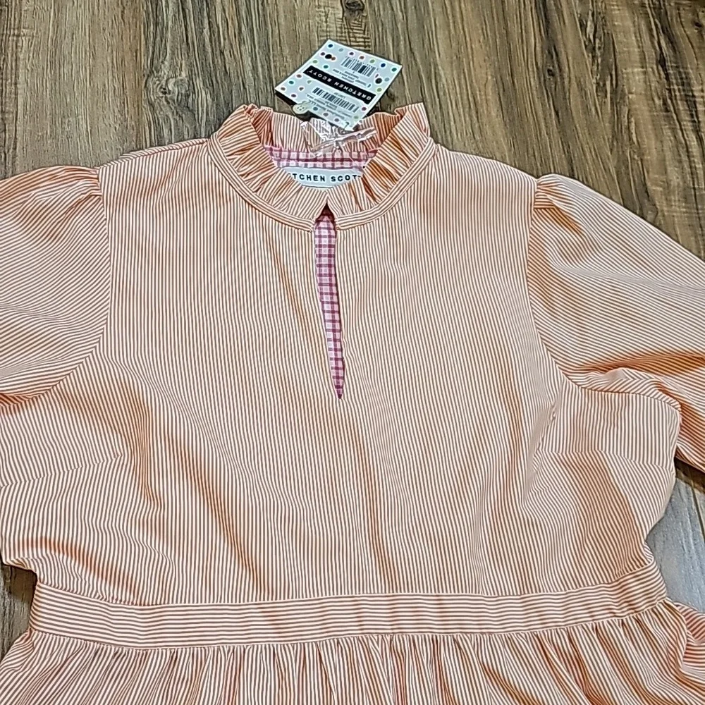 Gretchen Scott Teardrop - Stripe wash & wear dress, size S - Picture 9 of 12